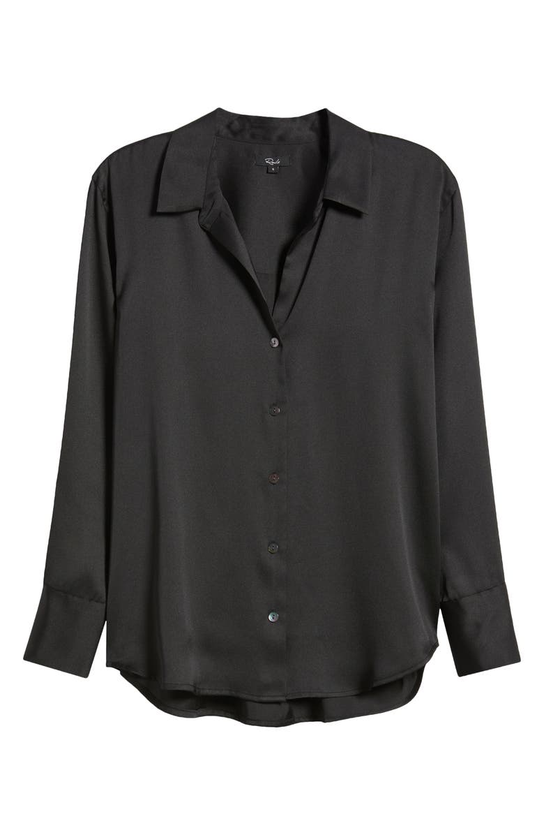 Rails Ledger Crepe Button-Up Shirt, Alternate, color,