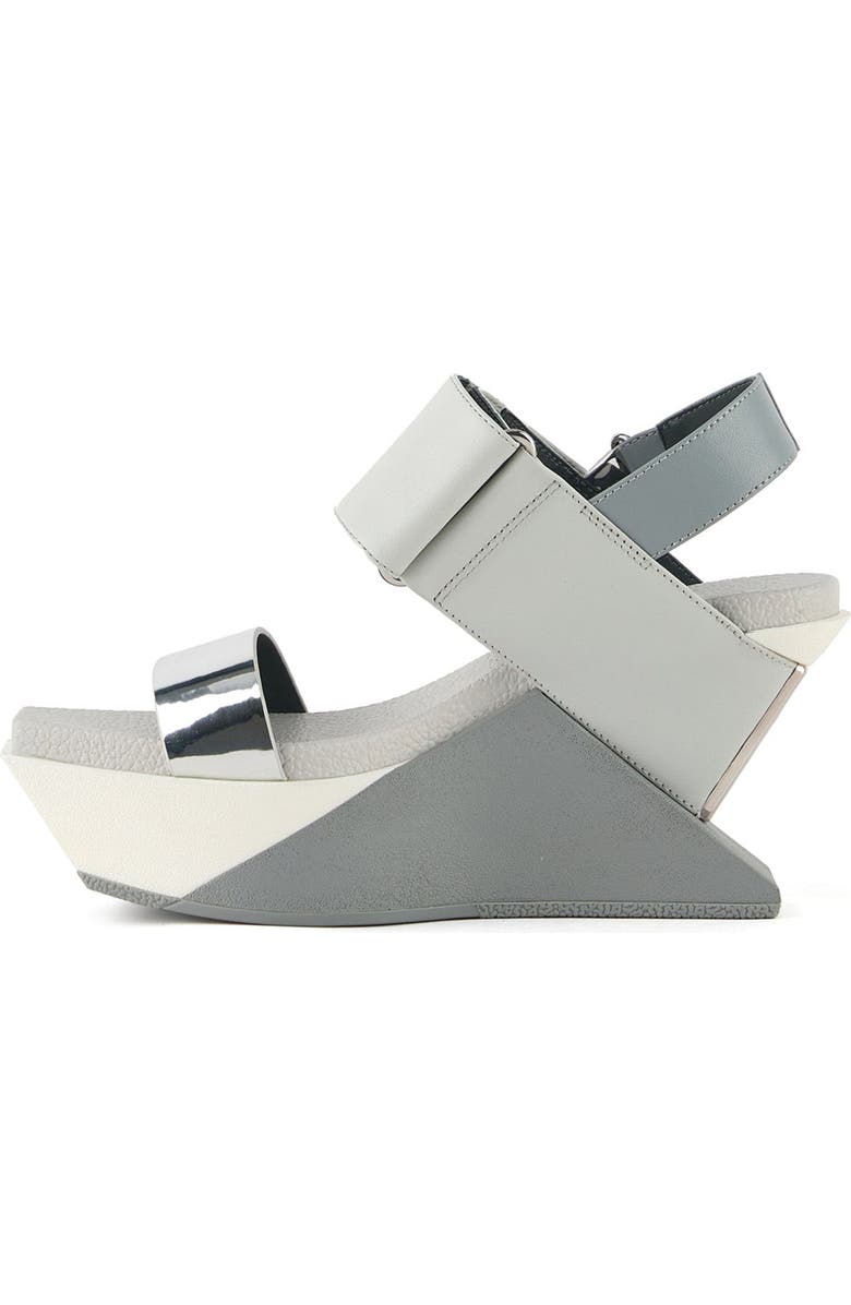 United Nude Delta Wedge Sandal, Alternate, color, Irony