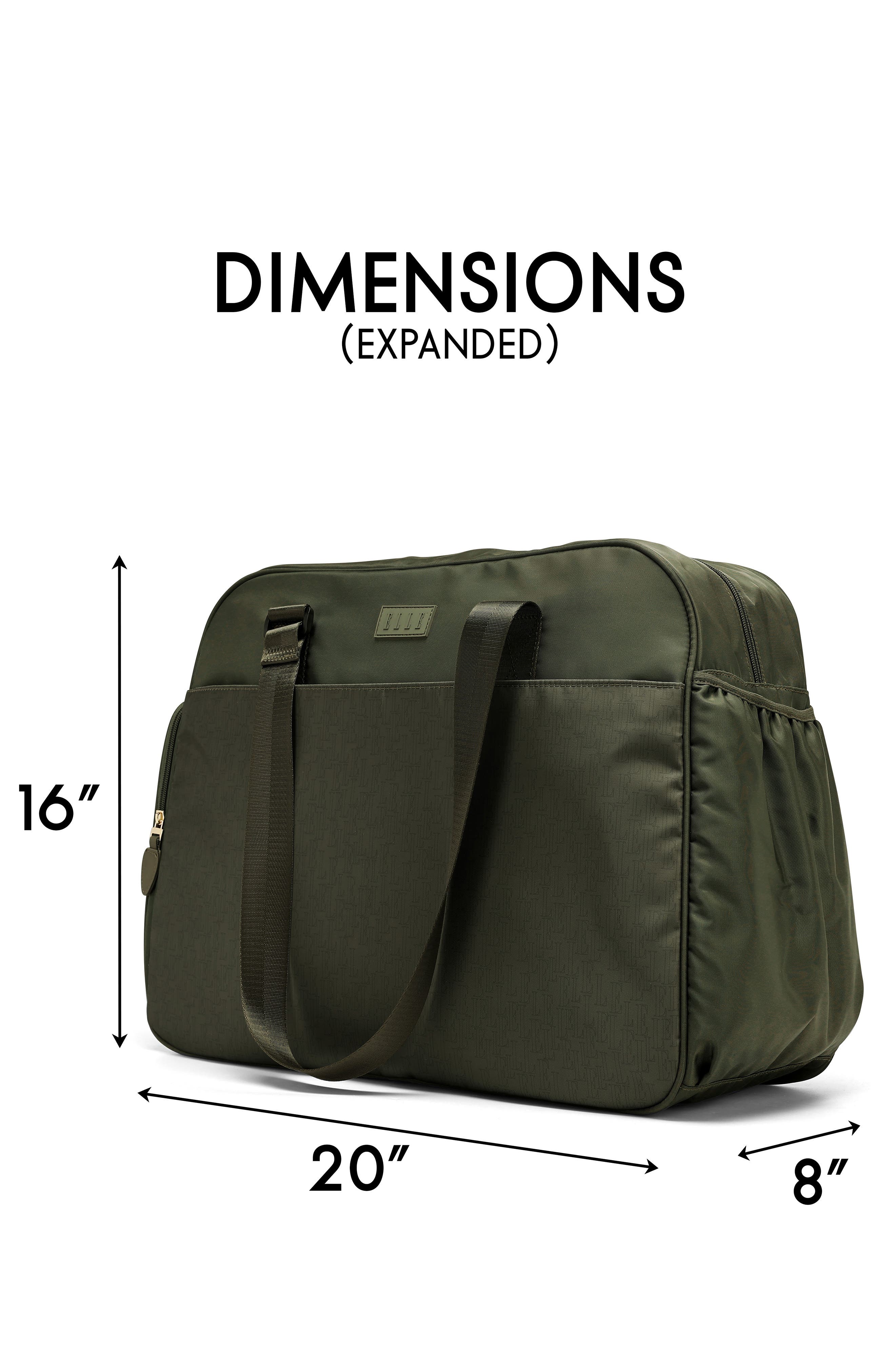 Wayfarer 40L Monogram Weekender Duffel Bag, Alternate, color, Olive Green