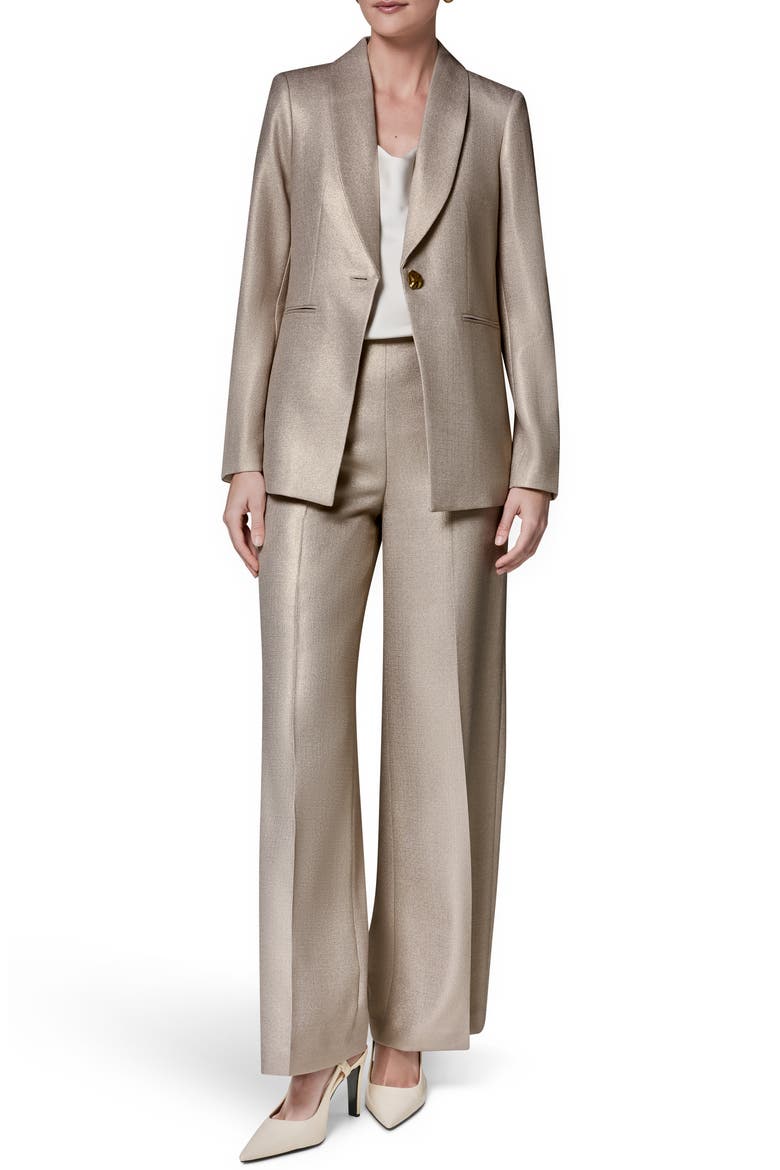 Shawl Collar Jacket, Alternate, color, LT FAWN/ GO