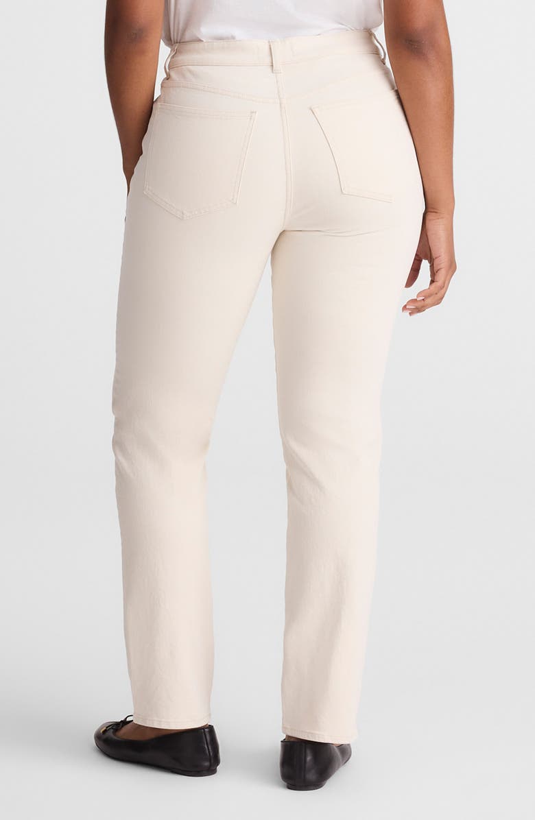 Madewell The Curvy Jules Slim Straight Leg Jeans, Alternate, color, Vintage Canvas