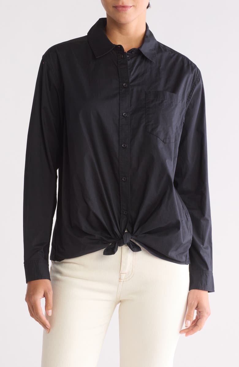 Seven Cotton Poplin Button-Up Shirt, Main, color, 