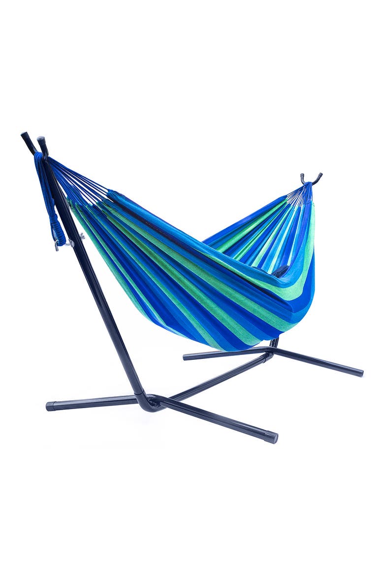 Steel Stand Double Hammock, Main, color, MULTI