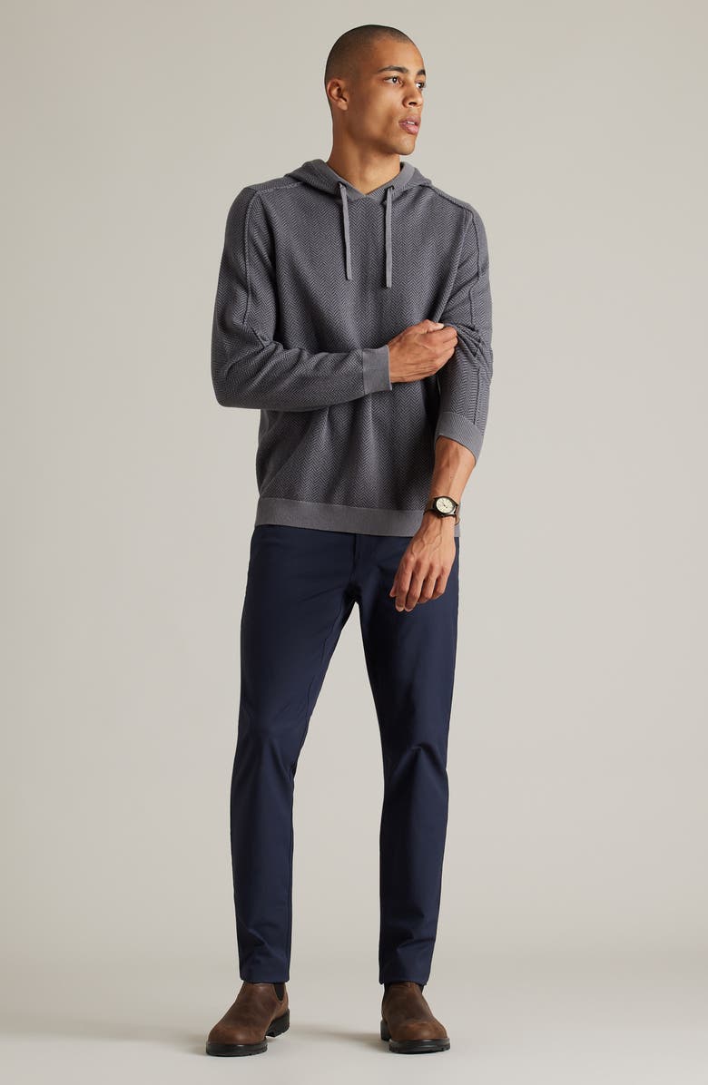 Rhone Emerson Knit Wool & Cashmere Hoodie, Alternate, color, 