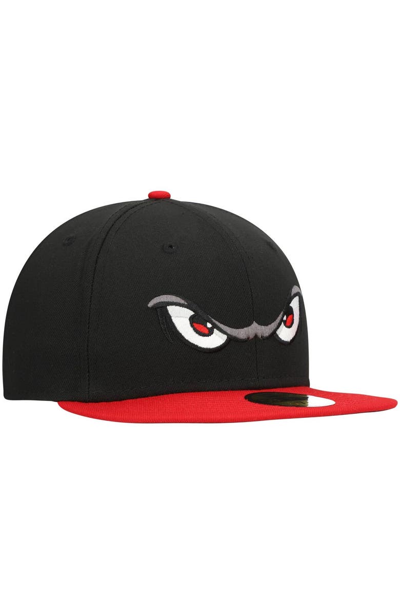 New Era Men's New Era Black Lake Elsinore Storm Authentic Collection Team Home 59FIFTY Fitted Hat, Alternate, color,