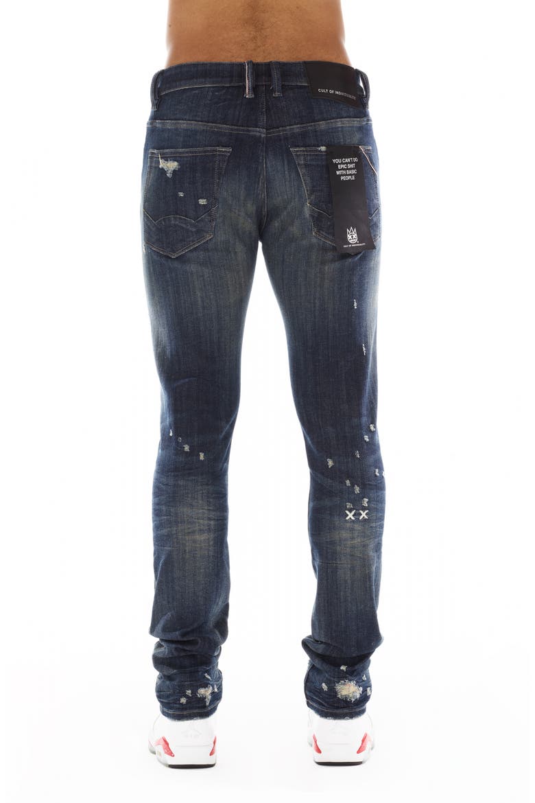 Punk Distressed Superskinny Jeans, Alternate, color, BRIGGS