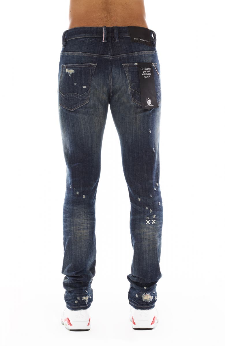 Cult of Individuality Punk Distressed Superskinny Jeans, Alternate, color, Briggs