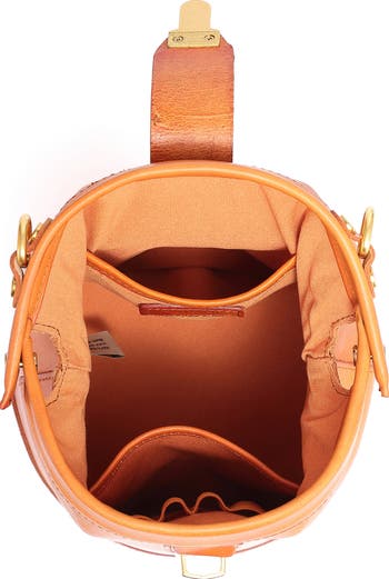 Doctor Bucket Leather Crossbody Bag