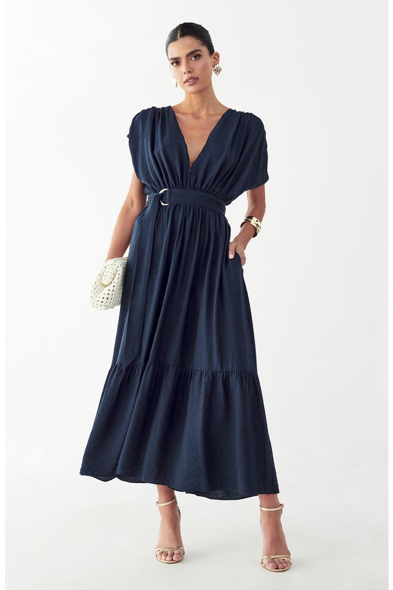 Este Midi Dress, Main, color, Navy Blue