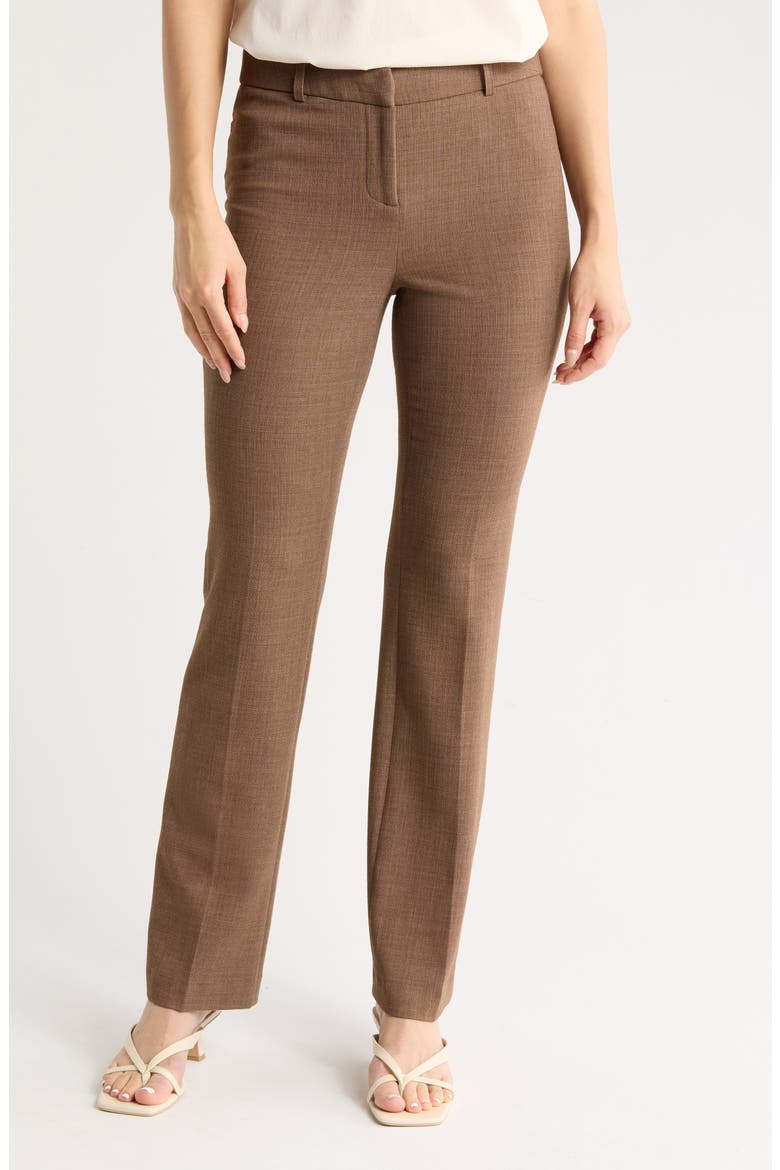 Ari Slim Straight Leg Pants, Main, color, BARK