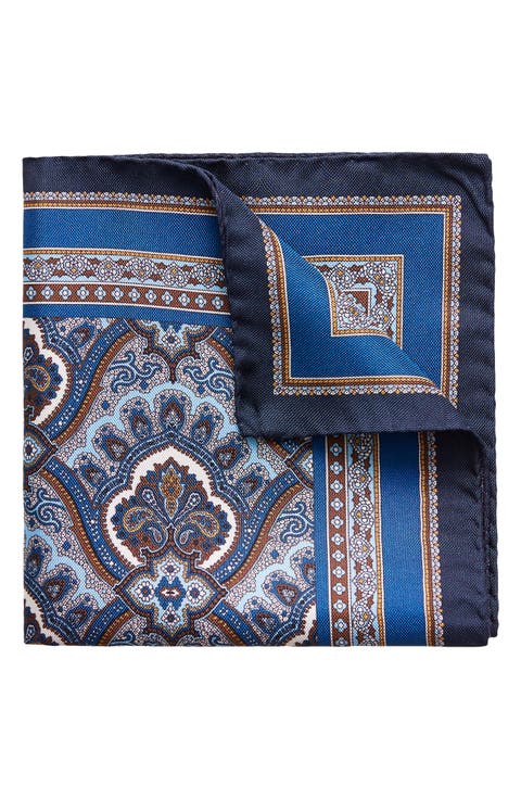 Paisley Silk Pocket Square