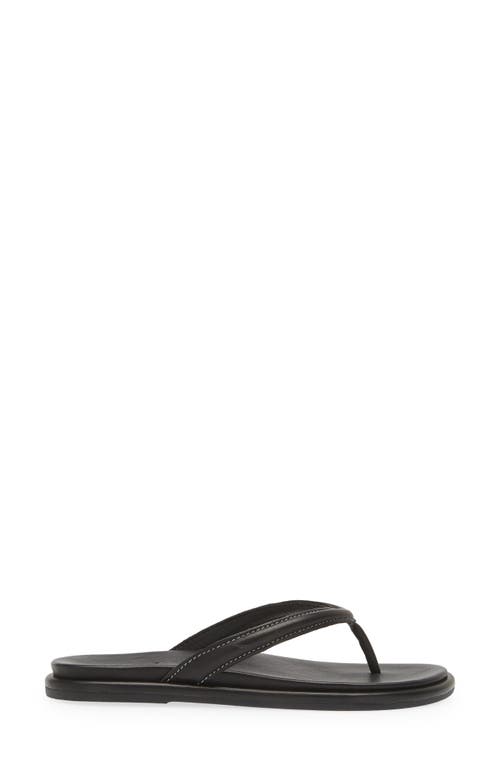 Olukai Tiare Flip Flop In Black