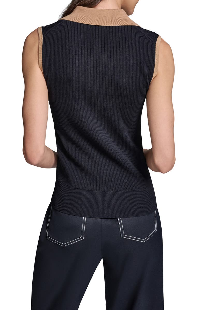 KARL LAGERFELD PARIS Rib Sweater Vest, Alternate, color,