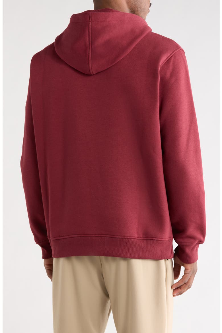 Sport Core Brushed Fleece Hoodie, Alternate, color, BURGUNDY