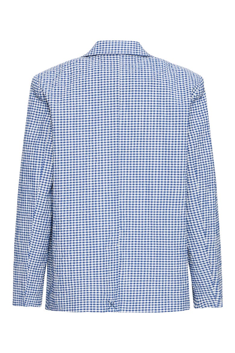 Check Print Blazer, Alternate, color, SODALITE BLUE/WHITECHECK