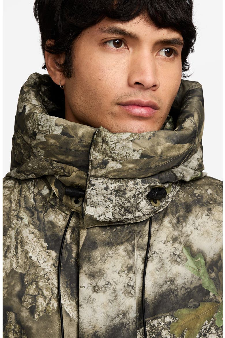 Flight Hunting Camo Down Parka, Alternate, color, MEDIUM OLIVE/ BLACK/ SAIL