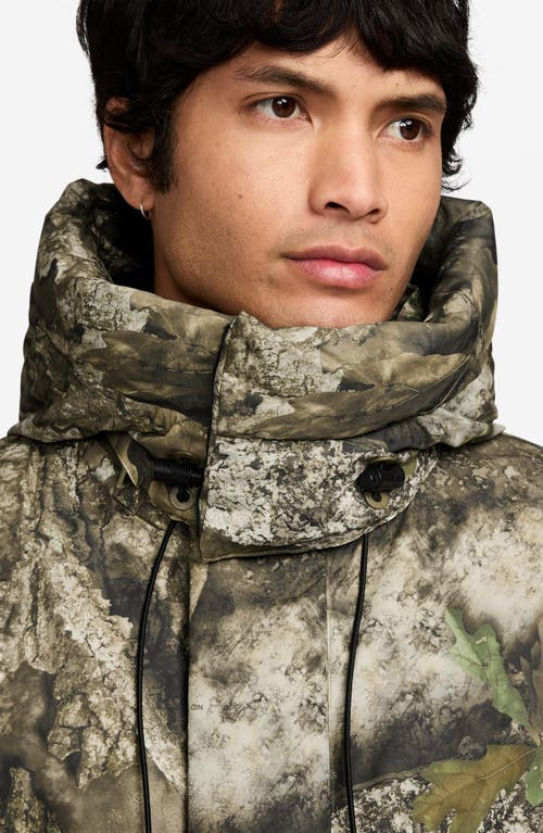 Jordan Flight Hunting Camo Down Parka In Multi