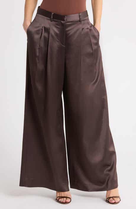 Avery Wide Leg Pleated Pants