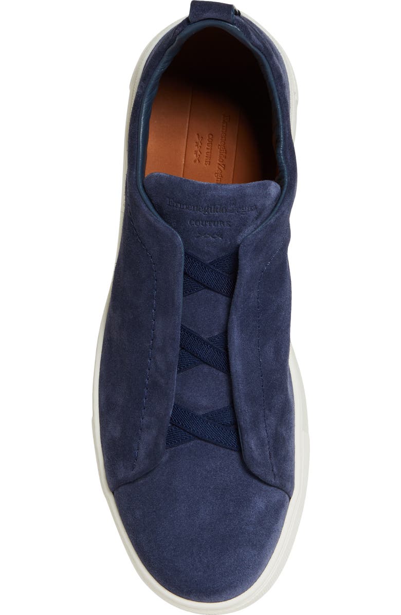 ZEGNA Triple Stitch Slip-On Sneaker, Alternate, color,