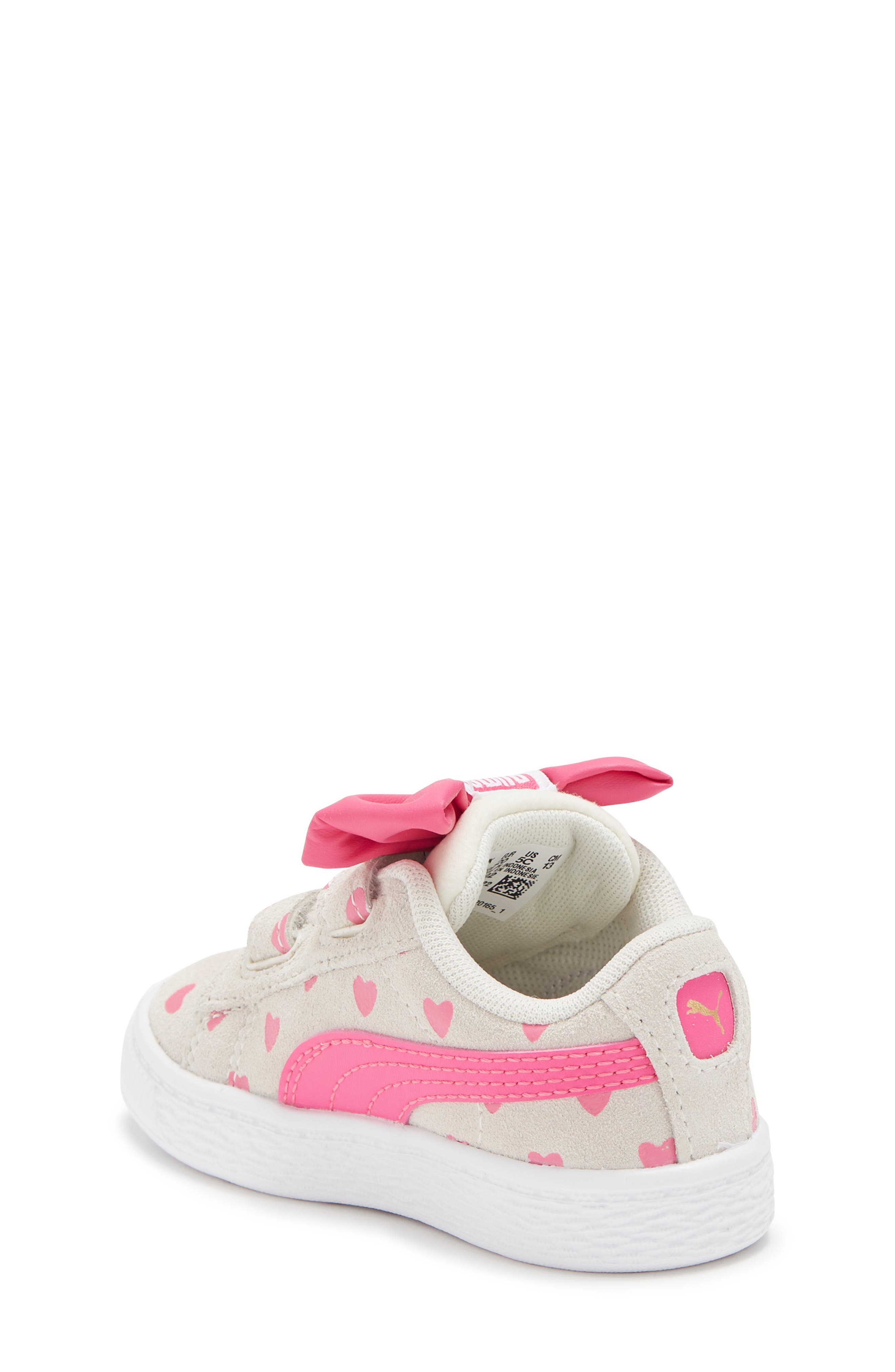 PUMA Kids' Suede Classic Re Bow Sneaker, Alternate, color, 