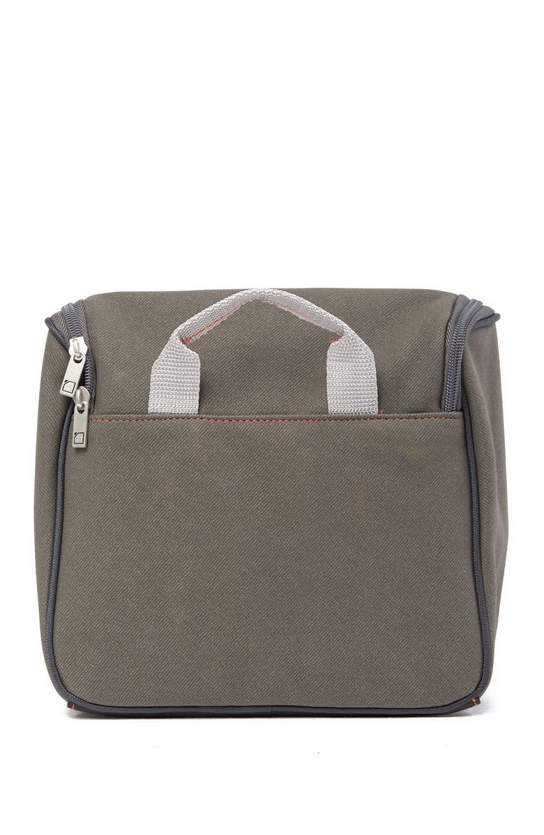 LEWIS N CLARK Brushed Twill Hanging Toiletry Kit, Alternate, color, 