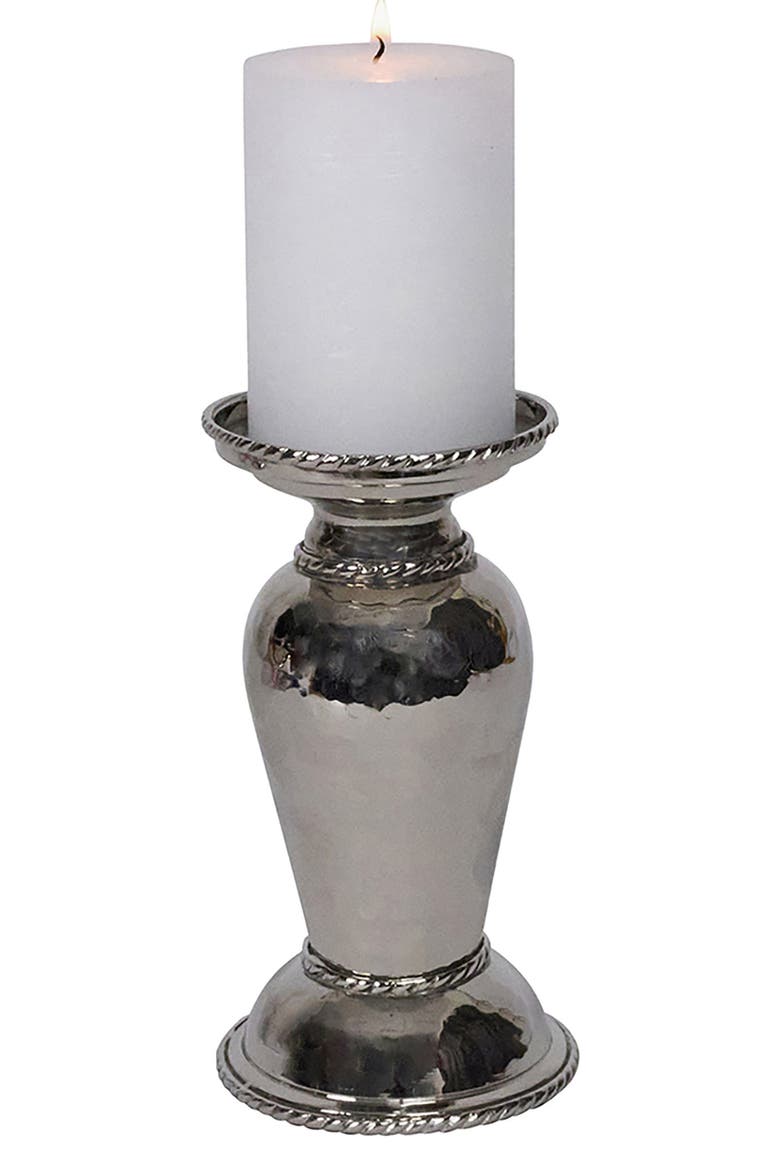Graham 7-Inch Candleholder, Alternate, color, SILVER