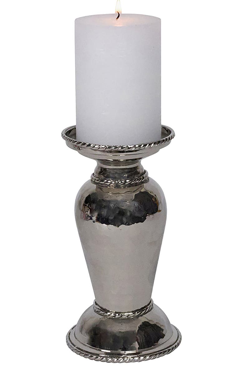 Juliska Graham 7-Inch Candleholder, Alternate, color, Silver