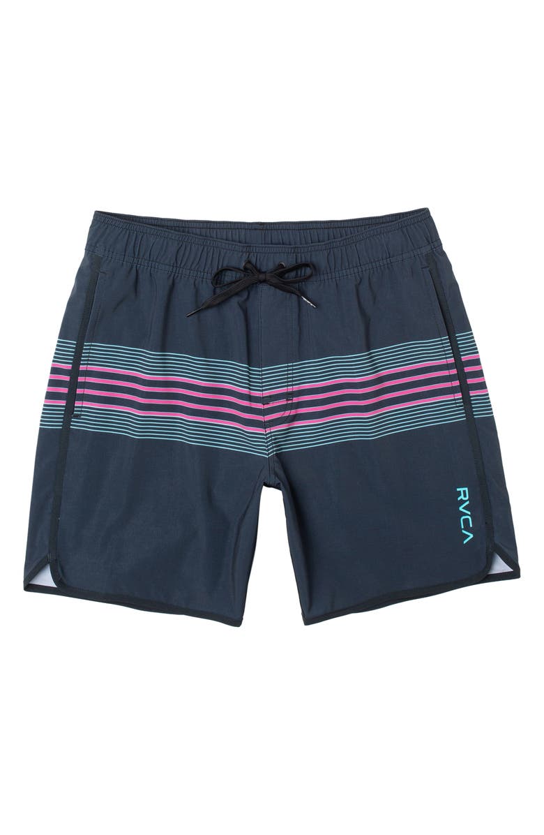 RVCA Kids' Eastern Scallop Hem Board Shorts, Main, color,