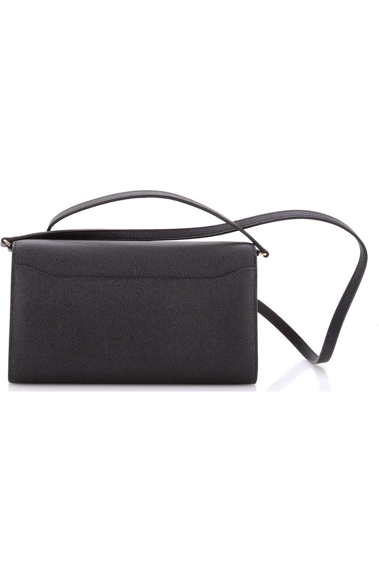 Pre-Owned Hermes Constance To Go Wallet Epsom, Alternate, color, Noir
