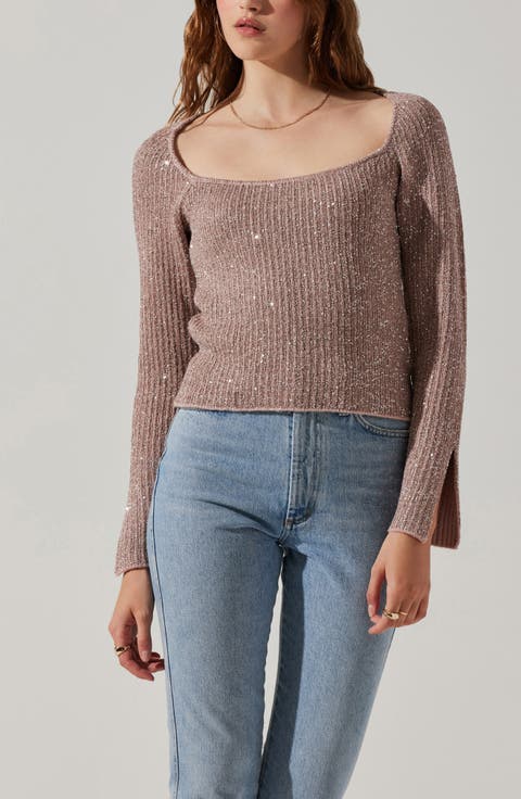 Marina Metallic Sweater