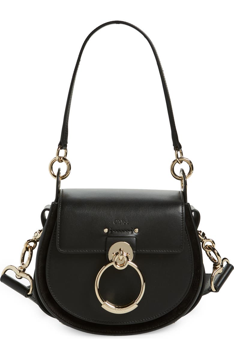 Chloé Small Tess Leather Crossbody Bag, Main, color,