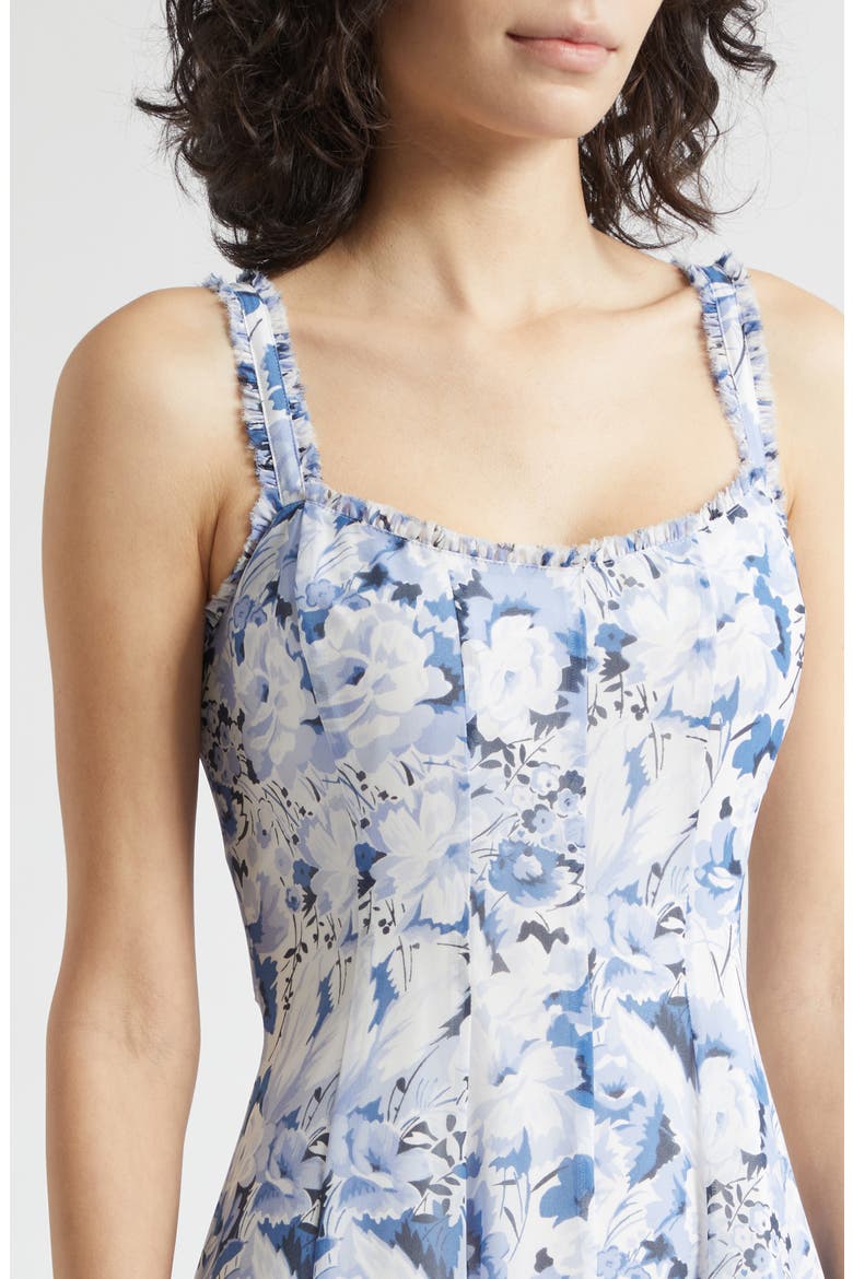 Marmo Heirloom Petals Dress, Alternate, color, NAVY MULTI