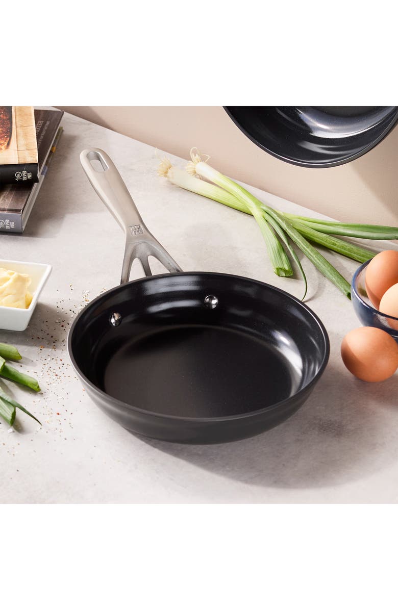 ZWILLING Motion Ceramic Hard Anodized Nonstick 8-Inch Fry Pan, Alternate, color, Black