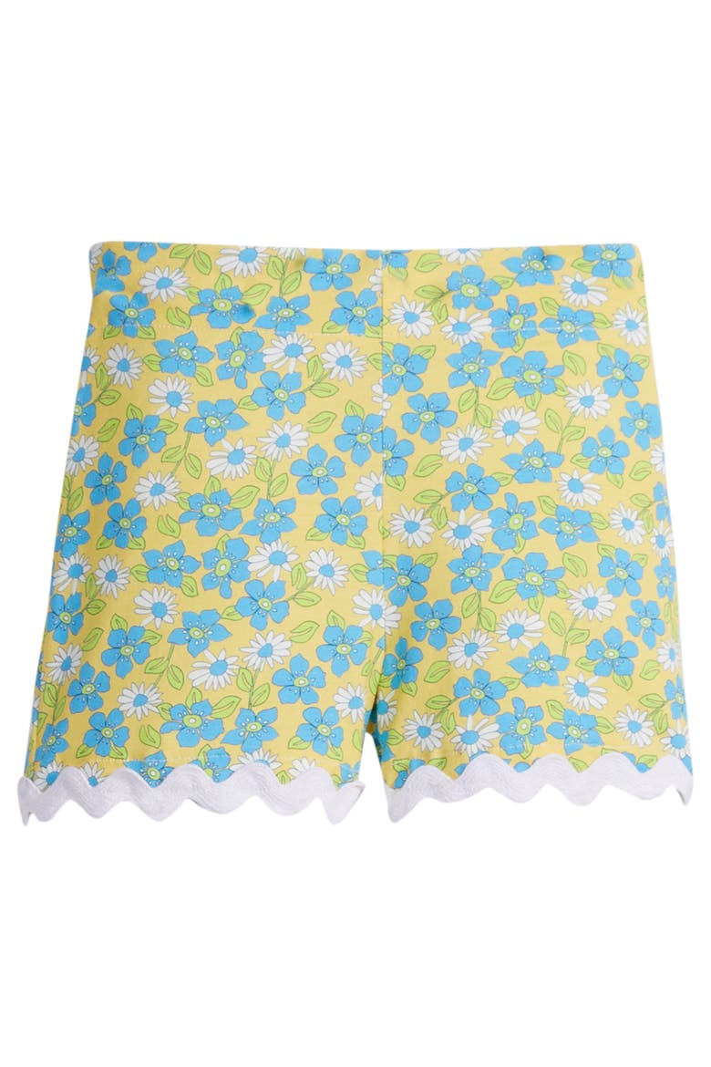 Kids' RicRac Shorts, Main, color, Jonquille Floral