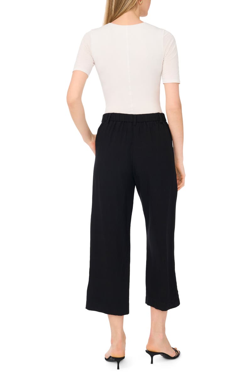 Vince Camuto Crop Pants, Alternate, color, Rich Black