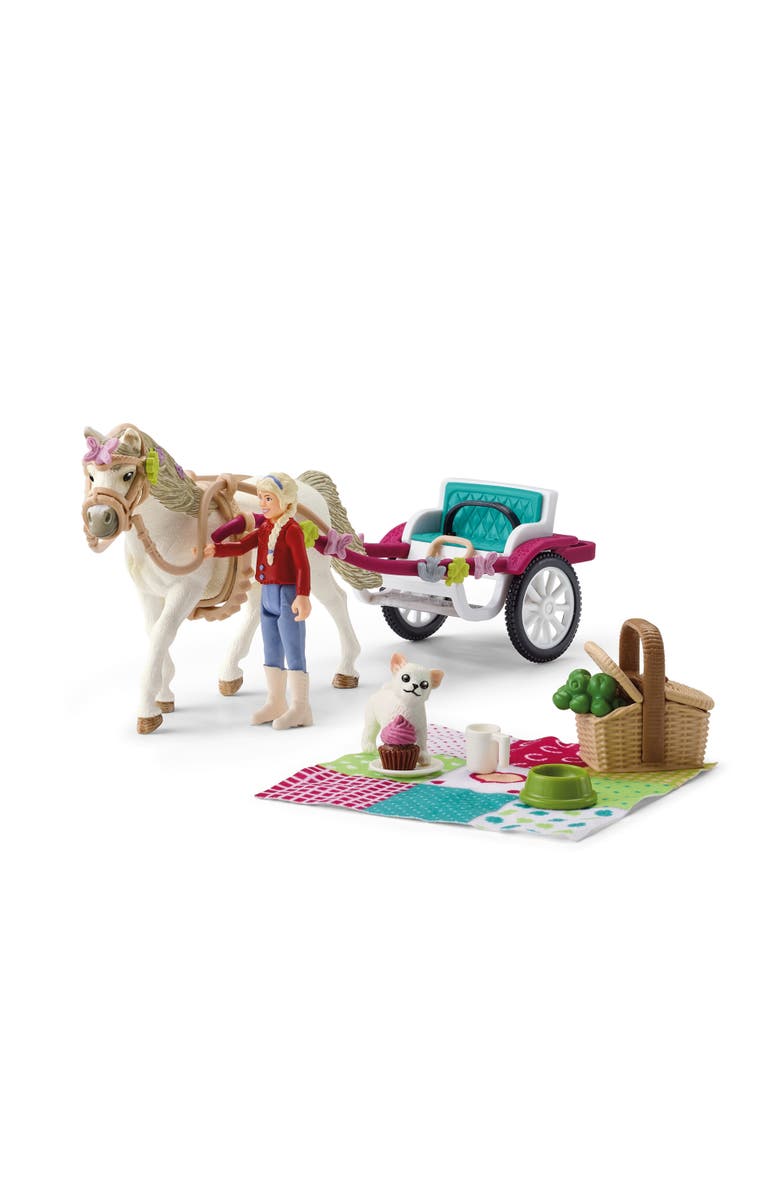 Schleich Horse Club, Small Carriage For The Big Horse Show Toy, Main, color, Multicolored