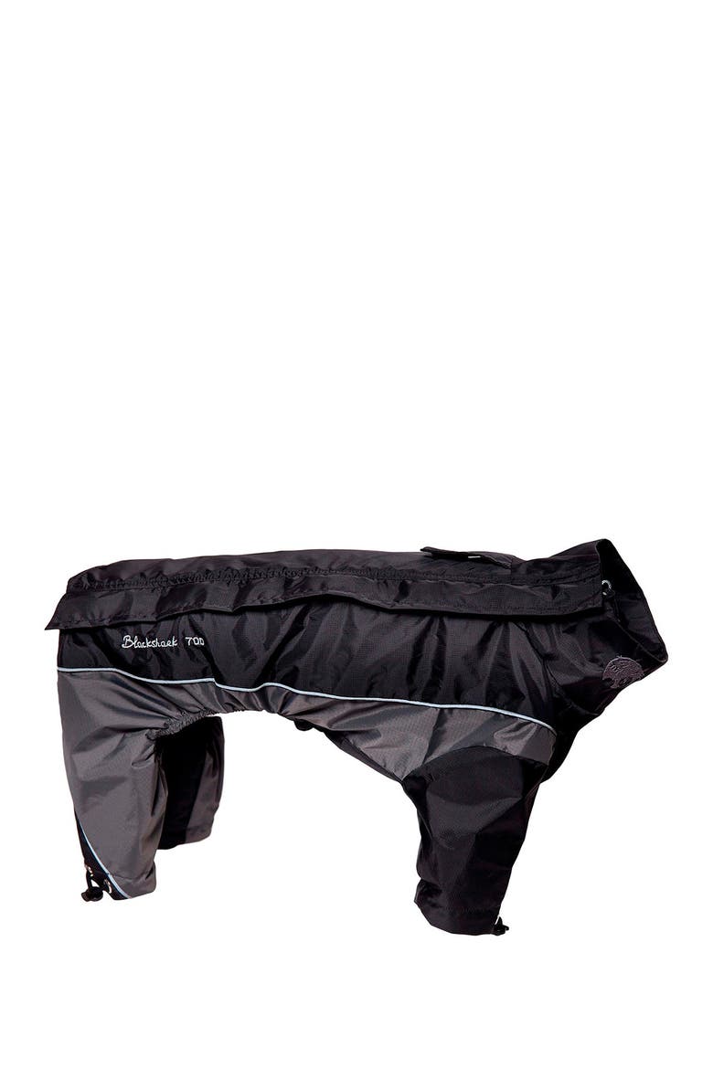 Quantum-Ice Full-Bodied Adjustable and 3M Reflective Dog Jacket w/ Blackshark Technology - XLarge, Alternate, color, BLACK GREY