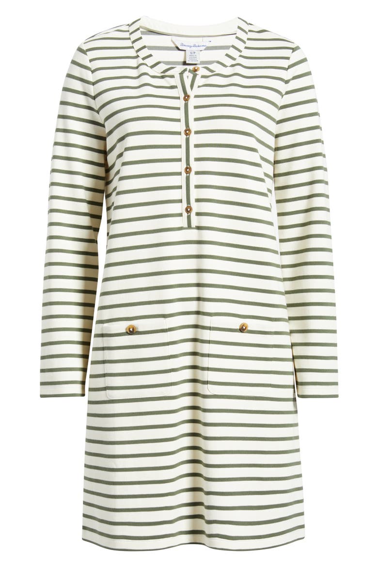 Aurora Isle Long Sleeve Dress, Alternate, color, LT PALM MOSS