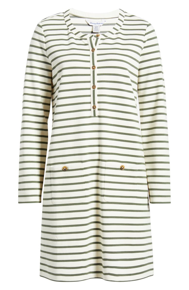 Tommy Bahama Aurora Isle Long Sleeve Dress, Alternate, color, Lt Palm Moss