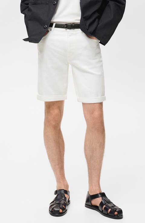 Denim Bermuda Shorts