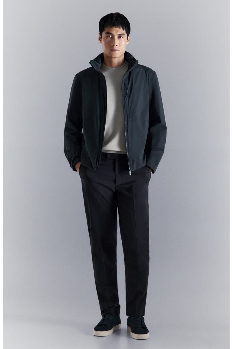 Packable Water Repellent Jacket, Alternate, color, NAVY