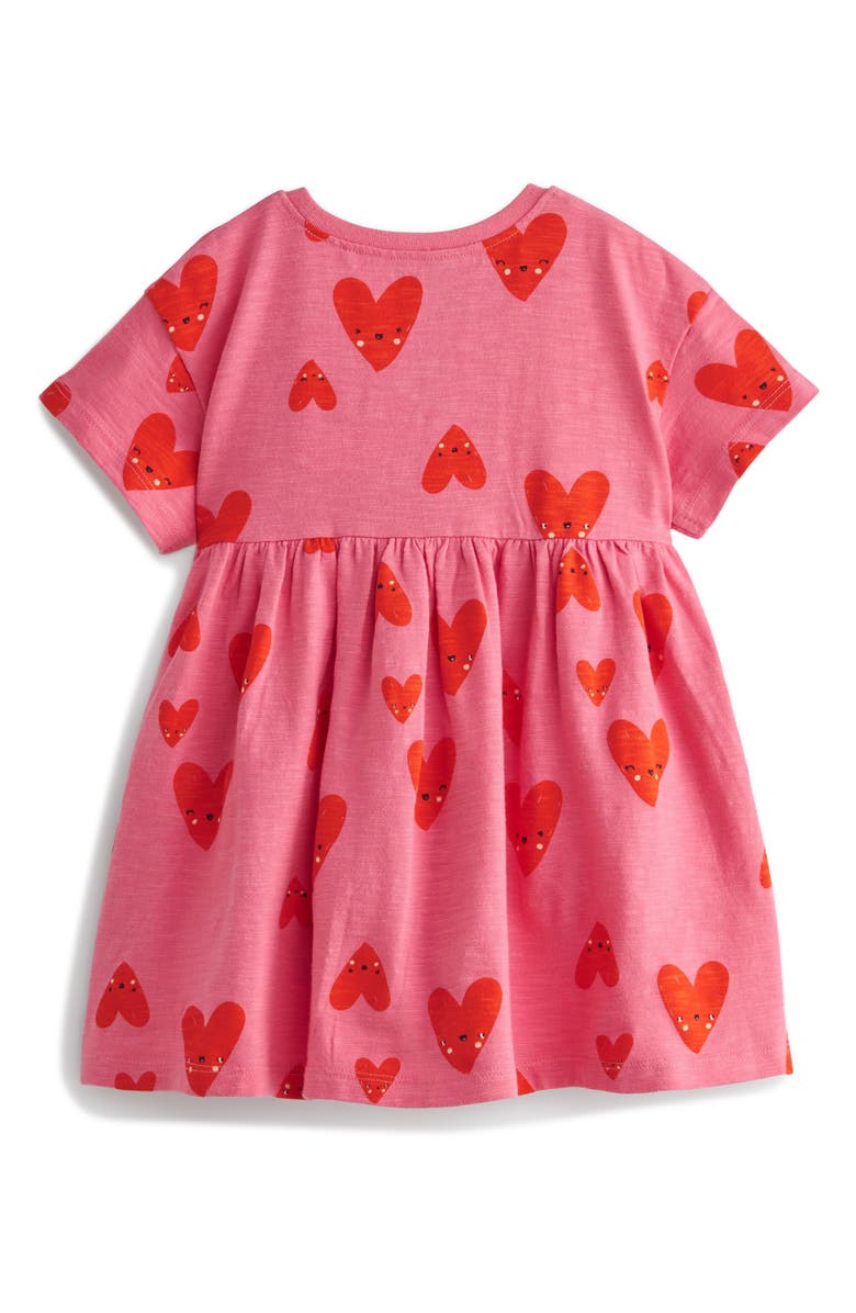 NEXT Kids' Heart Print Cotton Dress, Alternate, color, 