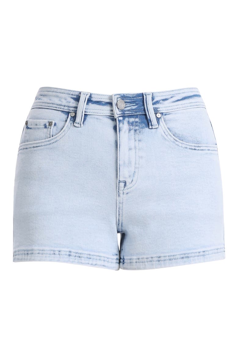 Mid Rise Denim Shorts, Alternate, color, LIGHT BLUE