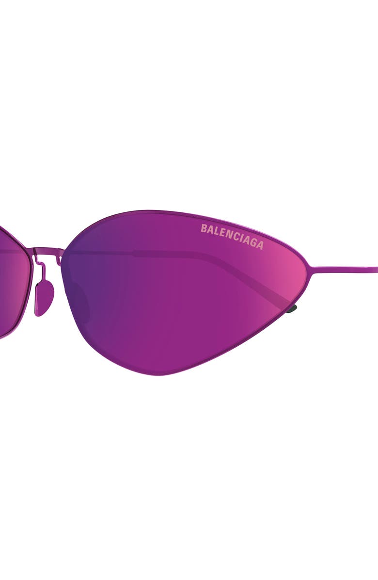 Balenciaga 68mm Gradient Oversize Cat Eye Sunglasses, Alternate, color, 