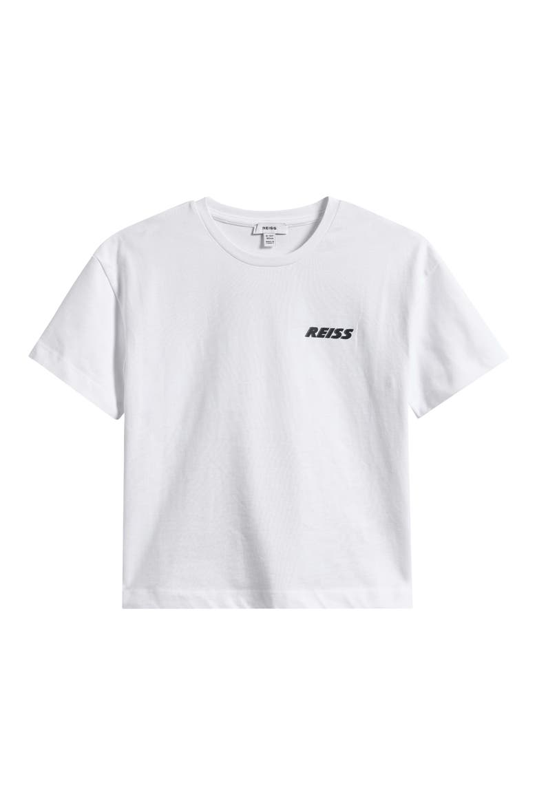 Kids' Ross Cotton Blend Graphic T-Shirt, Main, color, WHITE