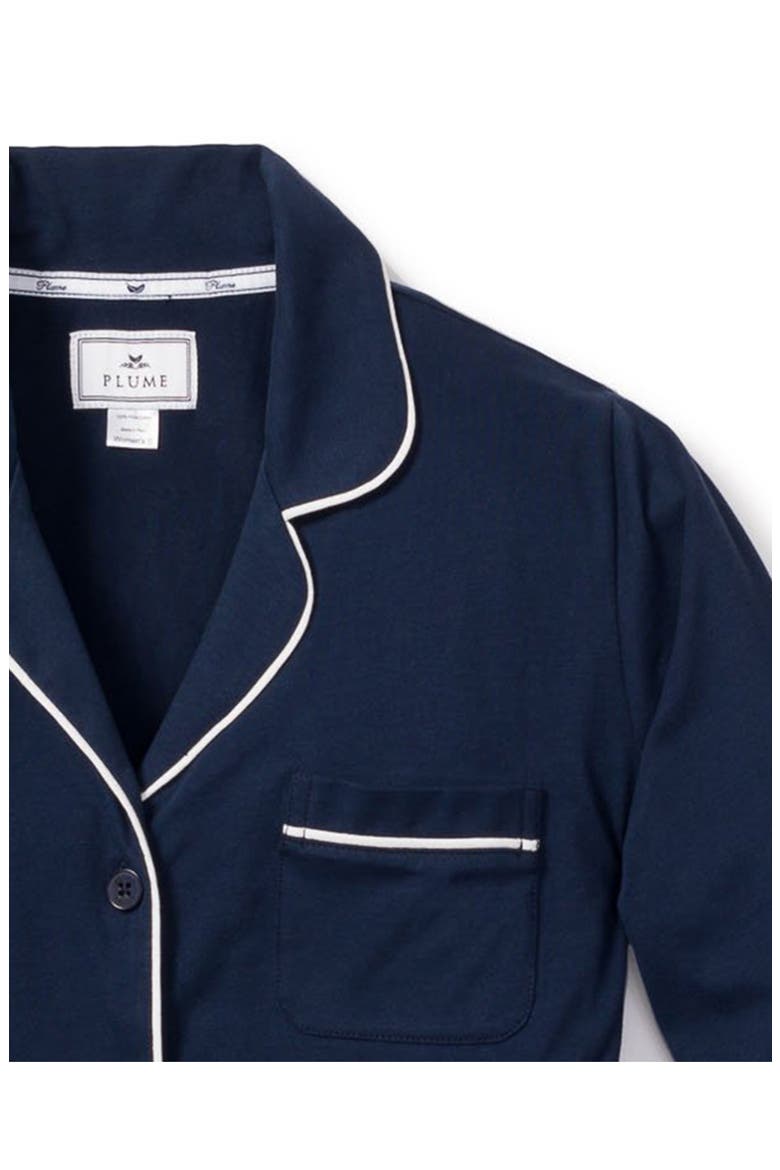 Luxe Pima Cotton Pajamas, Alternate, color, NAVY