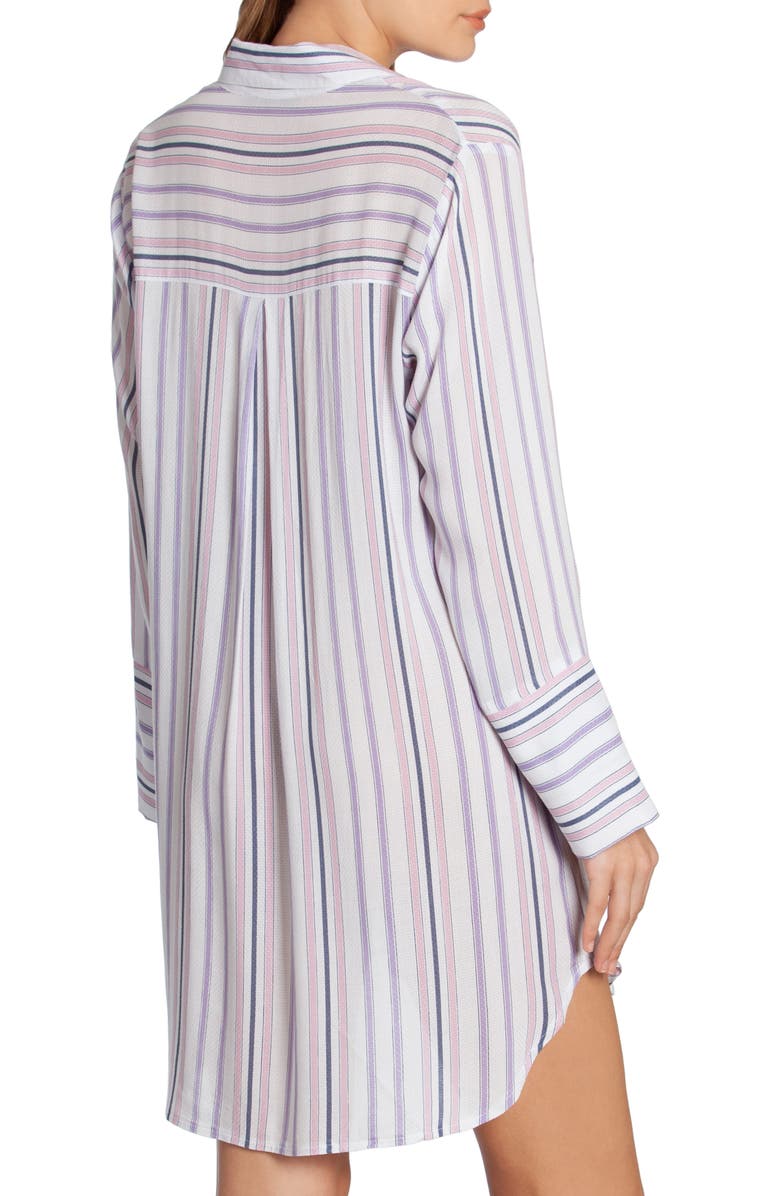 Midnight Bakery Stripe Sleep Shirt, Alternate, color, 