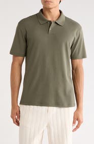 Vince Mesh Knit Polo