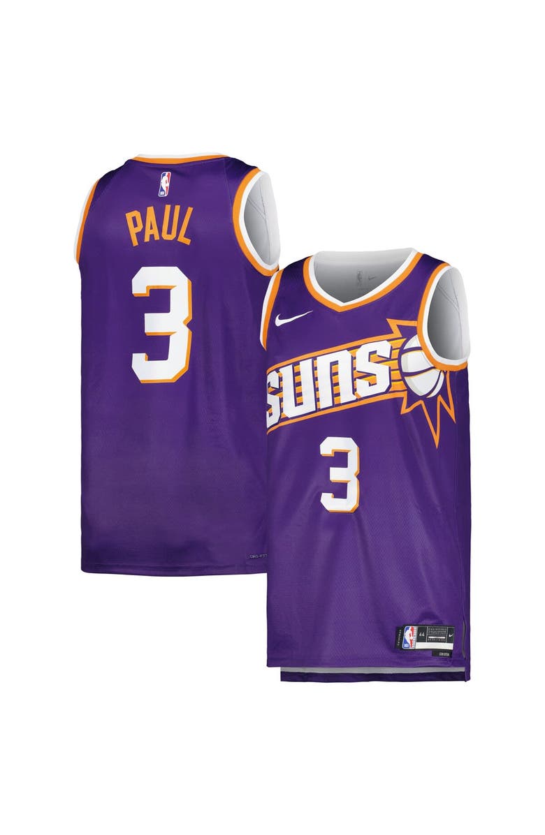 Nike Unisex Nike Chris Paul Purple Phoenix Suns Swingman Jersey - Icon Edition, Main, color, 