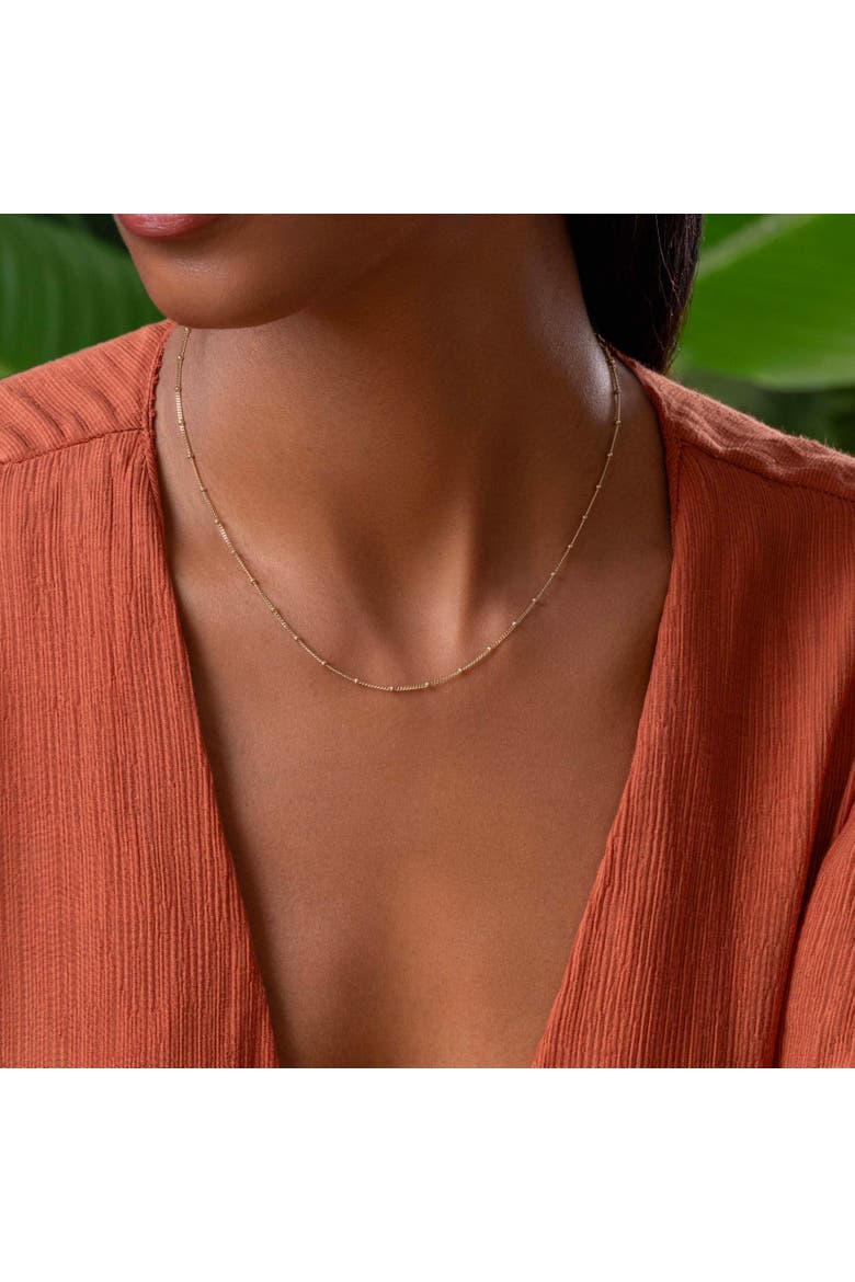 Endless Link - Diamond Cut Gold Necklace, Alternate, color, Gold